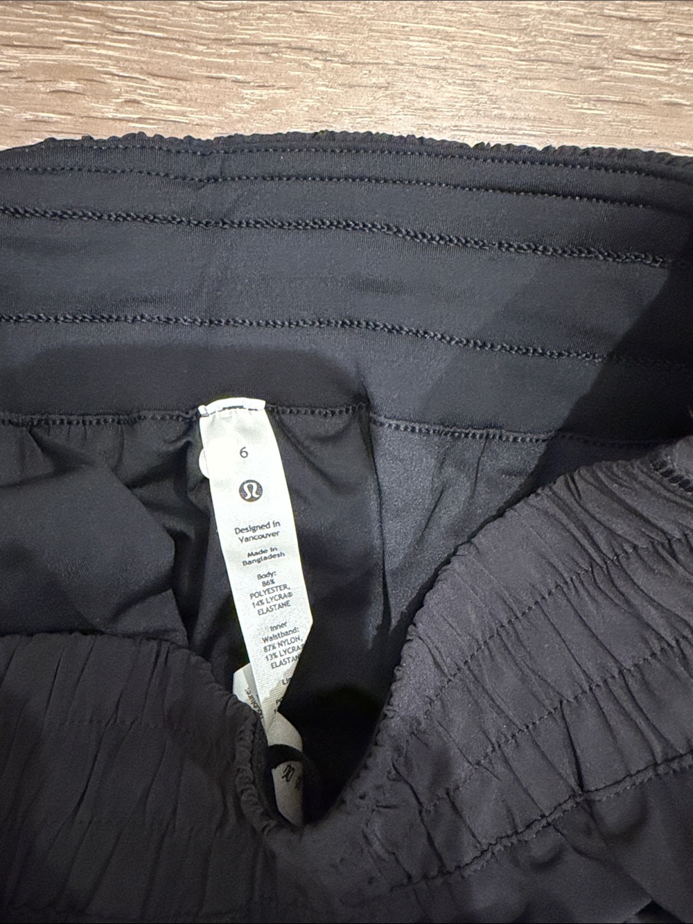 Lululemon Track That MR Lined Short 5” Black Size 6 NWT - Picture 4 of 5